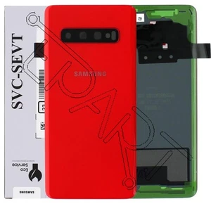 Cubierta de batería genuina Samsung SM-G973 Galaxy S10 - rojo cardinal GH82-18378H - Imagen 1 de 1