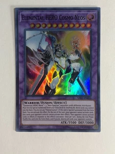 Yugioh Juego de Cartas Coleccionables Súper Raro Héroe Elemental Cosmo Neos SAST-EN036 Casi Como Nuevo - Imagen 1 de 3