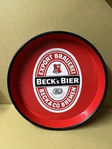 Serviertablett Becks Bier Original alt - Bild 1 von 9