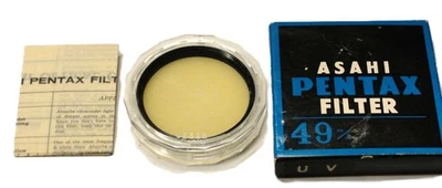 Asahi Pentax Vintage 49mm UV Filter w/ case and box - Image 1 of 4