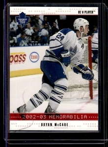 2002-03 Be A Player Memorabilia Ruby Bryan McCabe 072/200 - Picture 1 of 2