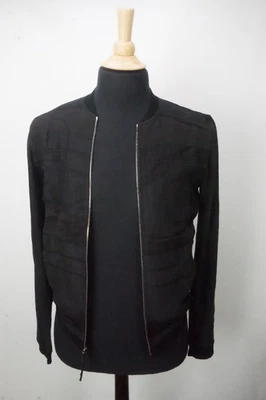 John Varvatos x Nick Jonas Black Limited Edition Zip Jacket Linen XS Brand New  - Image 1 of 4