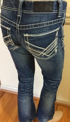 Buckle Black Men 28x32 Blue Jean 9 Fit BBLA916 98% Cotton Detail Design - Image 1 of 4