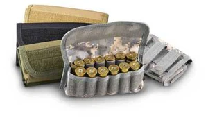 NEW - Military Tactical SHOTGUN Shell Ammo Tactical MOLLE Pouch - SWAT BLACK - Picture 1 of 7