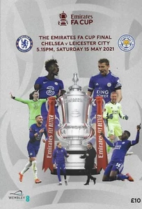 CHELSEA V LEICESTER CITY ~ PROGRAMA FINAL COPA FA ~ 15 MAYO 2021 - Imagen 1 de 1