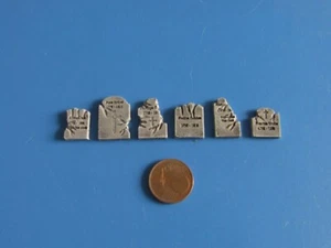 NEU - Dioramenzubehör - Grabsteine Set 3, Maßstab - 1:72 - Picture 1 of 2