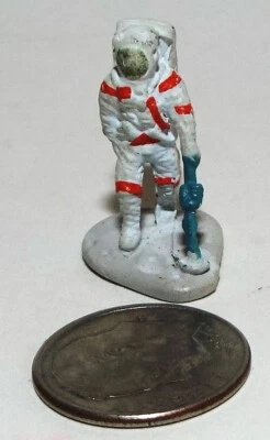 This is a  Very Small Micro Machine Plastic NASA Apollo Astronaut # 2 - Image 1 of 3