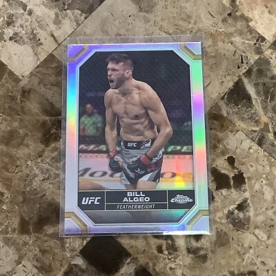 2024 TOPPS CHROME UFC REFRACTOR #27 BILL ALGEO B-6 - Image 1 of 2