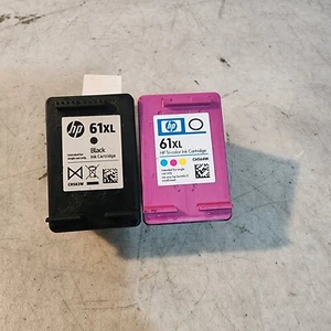 HP 61XL schwarze Tinte mit 61XL Farbe Tinte hohe Reichweite Original Neu Original Zubehör Hersteller offene Verpackung kostenloser Versand - Bild 1 von 2