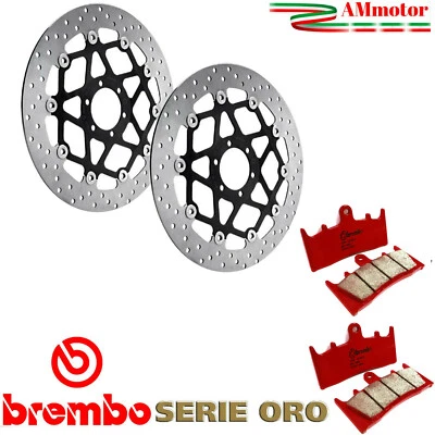 Discs Brembo Suzuki Gsx 1400 2002 Floating Pair Front 320 mm + Brake Pads - Image 1 of 2