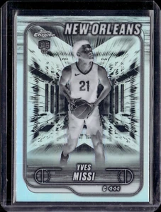 2024-25 Topps Chrome #156 Yves Missi Rookie Negative Refractor (56E) - Picture 1 of 2