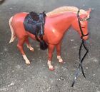Vintage Marx Johnny West Red Sorrel Horse Poncho/Pancho Pony W/ Saddle & Tack