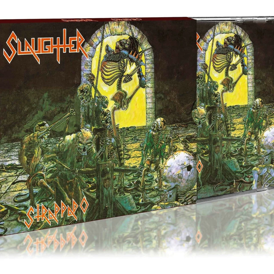 SLAUGHTER Strappado SLIP CASE CD W/POSTER original 1986 LP mix - Image 1 of 1