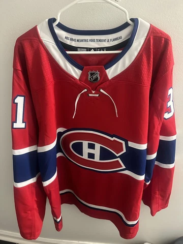 Adidas Authentic Primegreen Montreal Canadiens Price NHL Jersey Home 56 NWT Cover
