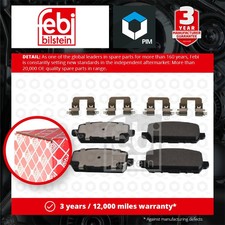 Brake Pads Set fits HONDA HR-V RU1 1.5 Rear 2015 on 43022T2JH00 43022T2JH01 Febi