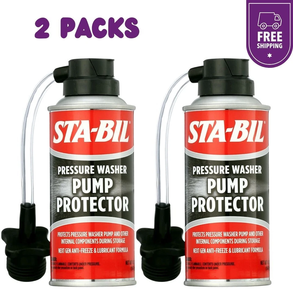 PACK 2-Lavadora a Presión Bomba Protector Pistones Ahorrador de Sello Anticongelante STA-BIL 4ºZ Foto 1 de 1