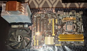 i5 4670k CPU & Asus Z87k & 16gb (4x4gb DDR3) TeamGroup Gold 1600 CL9 RAM +Cooler - Picture 1 of 3