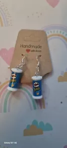 Novelty Earings Hand Made Sterling Silver Hooks - Picture 1 of 5