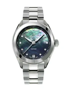 Alpina Comtesse Women's Swiss Quartz Diamond Accent Watch 34MM AL-240MPBD2C6B - Picture 1 of 2