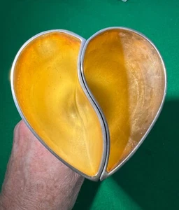 Calice cuore matrimonio vintage LENOX tazza toast placcata argento di Kirk Stieff - Foto 1 di 20