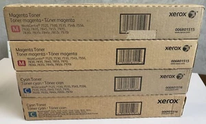 4 Stück Xerox Original WC 7525 Toner CCMM 006R01515 006R01516 OEM C8030 C8055 C8070 - Bild 1 von 5