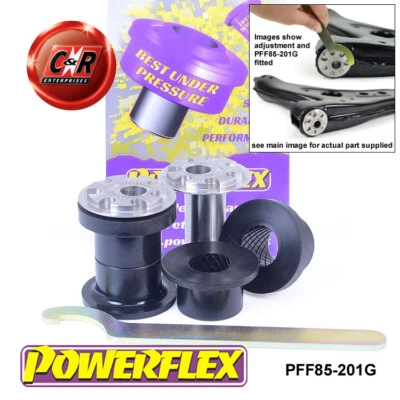 Powerflex Fr Horquilla 30mm Cojinete Cámber Adj Para VW Jetta 2 85-92 PFF85-201G - Imagen 1 de 4