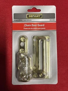 Defiant Bright Brass Chain Door Guard Brand New - Picture 1 of 2