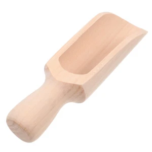 Wood Scoop Wooden Tea Scoop Wood Salt And Spice Scoops Portable Spoon Candy - Picture 1 of 12