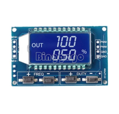 Signal Generator PWM Pulse Frequency Duty Cycle Adjustable Module LCD Display - Bild 1 von 4
