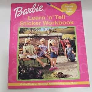 Barbie Learn 'n' Tell Sticker Malarbeitsbuch - Bild 1 von 1