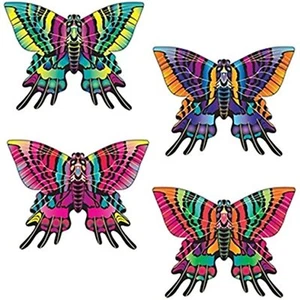 27 Inch Butterfly Shaped Nylon Kites, Set of 12 - Multicolor - Picture 1 of 1