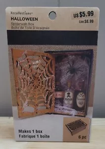 Recollections HALLOWEEN SPIDERWEB BOX #520895 Makes 1 Box NIP - Picture 1 of 2