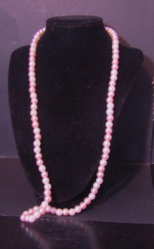 VETEMENTS Collana di perline rosa