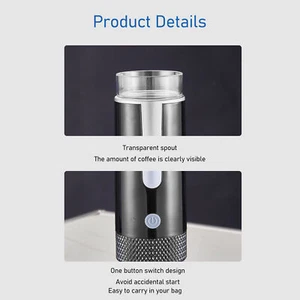 Portable Coffeemaker Machine Mini Handheld Coffee Machine Cordless Type C US - Picture 1 of 24
