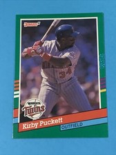 1991 Donruss Series 2 Kirby Puckett #490 Minnesota Twins (Z)