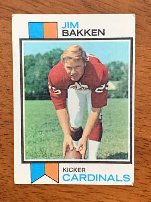 1973 Topps Football Card #97 - Jim Bakken, St. Louis Cardinals - Excellent - Image 1 of 2