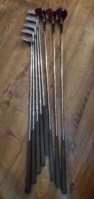 Wilson Staff Golf Clubs 3,4 6,7 Power Stix Persimmon 1,3,4 Tour Gold SW - Image 1 of 4