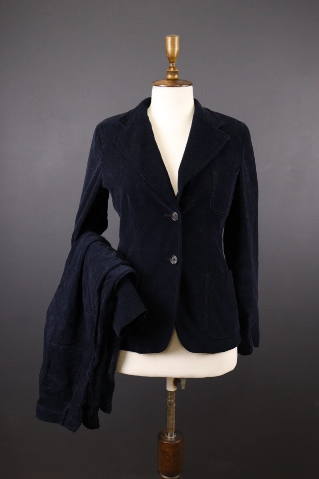 WEEKEND MAX MARA Pana Dos Botones Pantalón Traje Blazer + Pantalones Talla I 42/EE. UU. 8 Foto 1 de 4