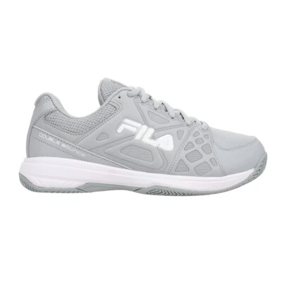 Fila Double Bounce 3 Pickleball Mujer Gris Tenis Zapatos Atléticos 5PM01803-07 Foto 1 de 4