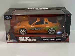 Fast & Furious Brians Toyota Supra Arancione Jada 97168 Scala 1:24 - Foto 1 di 4
