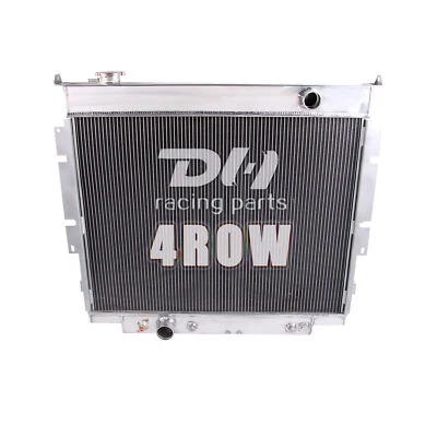 Radiador de aluminio de 4 filas para Ford F250 F350 F59 Super Duty 1983-1994 diésel 6,9-7,3 L V8 Foto 1 de 4