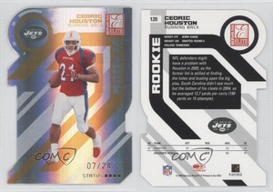 2005 Donruss Elite Status Gold Die-Cut /24 Cedric Houston #120 Rookie RC