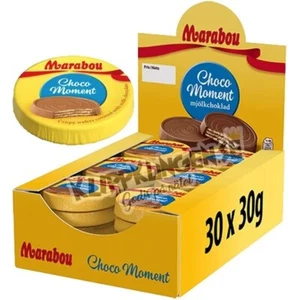 Marabou Choco Moment Biscuit / Milk Chocolate 30g x 30 Pcs Pack - Picture 1 of 1