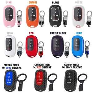 Smart Key Fob Cover Remote Case Keychain For Honda Accord Civic CRV HRV 2022-up - Foto 1 di 33