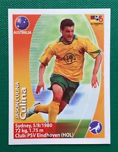 2006 Navarrete Germany World Cup FIFA Action #369 JASON CULINA Australia Sticker - Picture 1 of 2