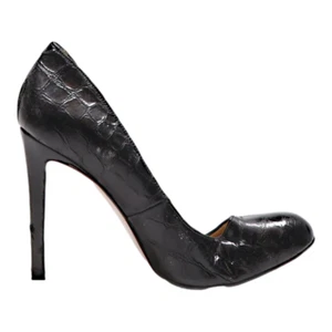 Zapatos de tacón BATA de cuero negro para mujer Reino Unido 5 - Imagen 1 de 6