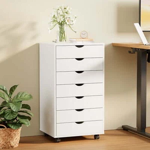 7 Drawer Storage Cabinet with Wheels for Bedroom, Home, Office Organization - Picture 1 of 6