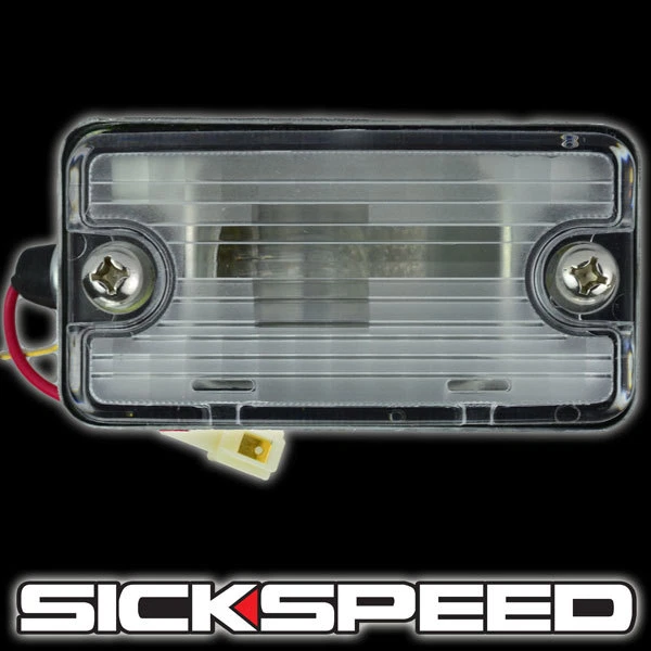 RECTANGULAR CLEAR REVERSE LIGHT FOR MAZDA MIATA MIDGET PART# 81670-87801-000 - Image 1 of 1