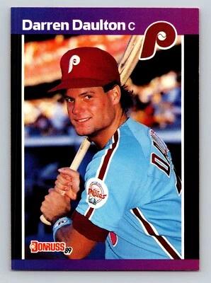 Darren Daulton 1989 Donruss #549 Philadelphia Phillies - Image 1 of 2