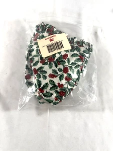 Longaberger Schneeflockenkorb American Holly Stofffutter Neu - Bild 1 von 2